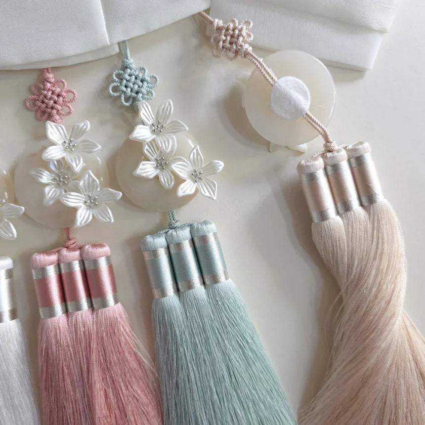 Trio Floral Tassel Norigae