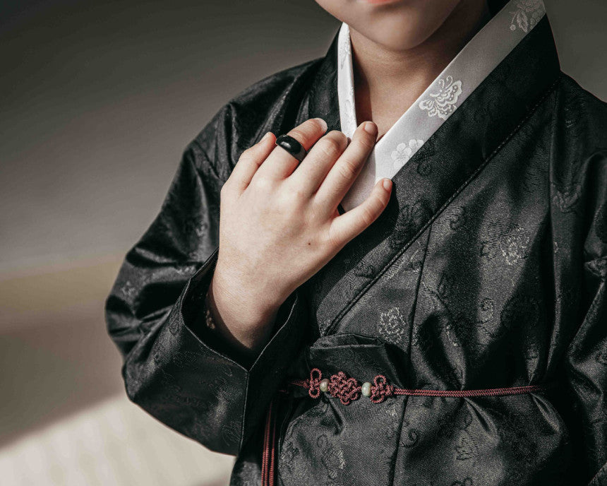 Black Jeoseung Saja Hanbok (1-12YR)