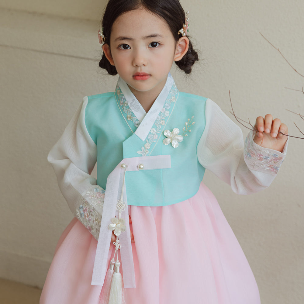 Soyoon Mint Pink Girl Hanbok (1-15YR)