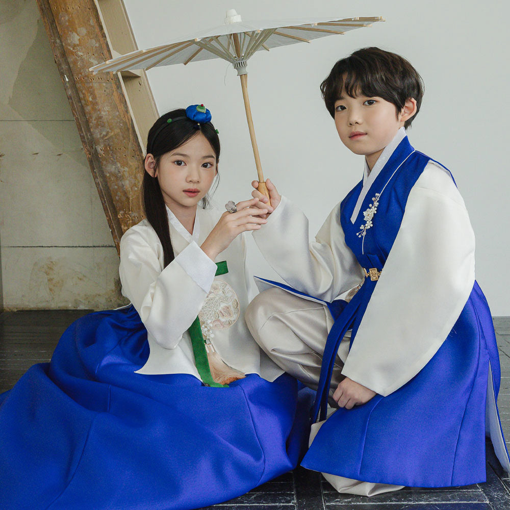 Yoonwoo Blue Boy Hanbok (100D-10YR)