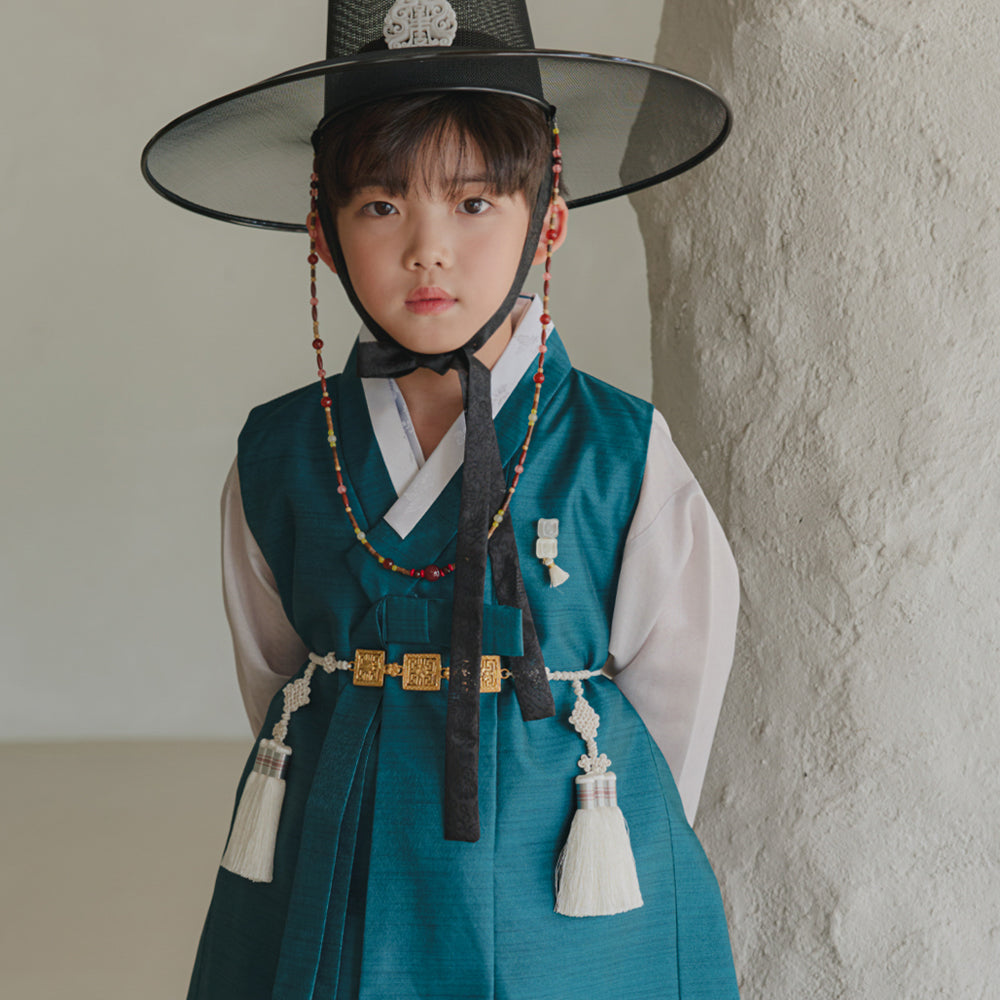 Jooheon Teal Boy Hanbok (1-12YR)
