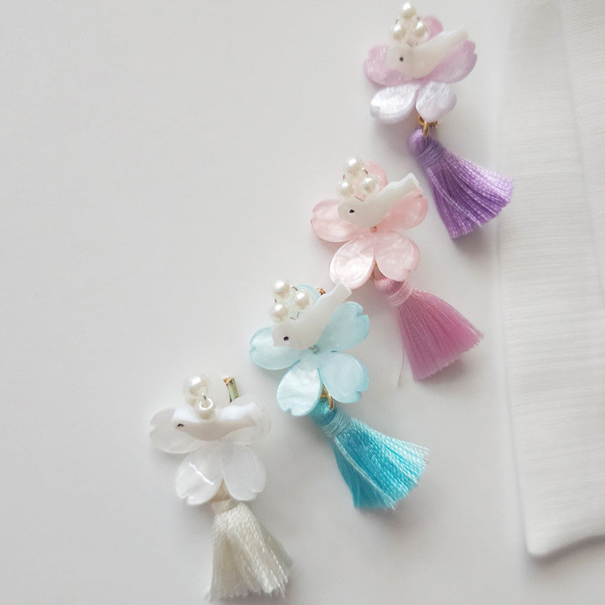 Bird Blossom Brooch