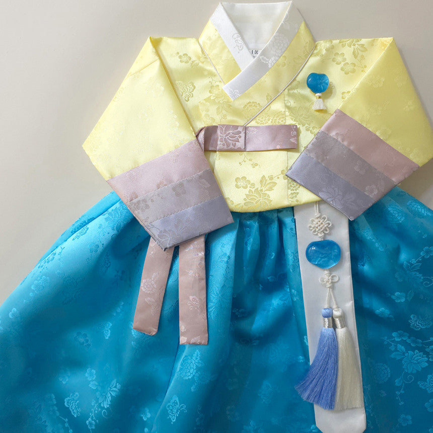 Yunjae Sky Skirt Girl Hanbok (100D-15YR)