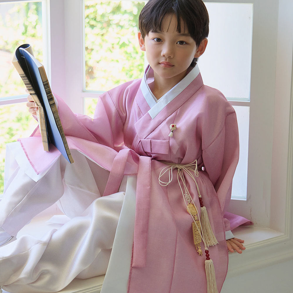 Gunyun Pink Dopo Boy Hanbok (4-10YR)