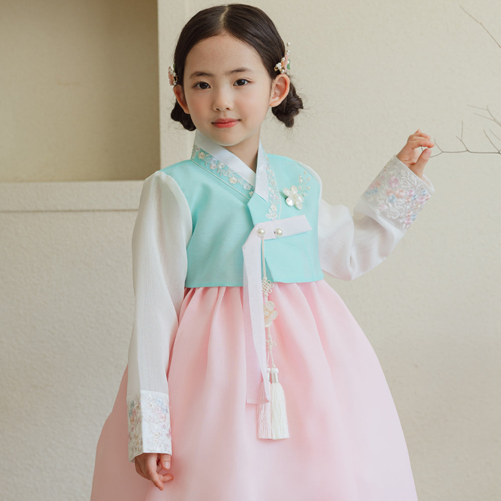 Soyoon Mint Pink Girl Hanbok (1-15YR)