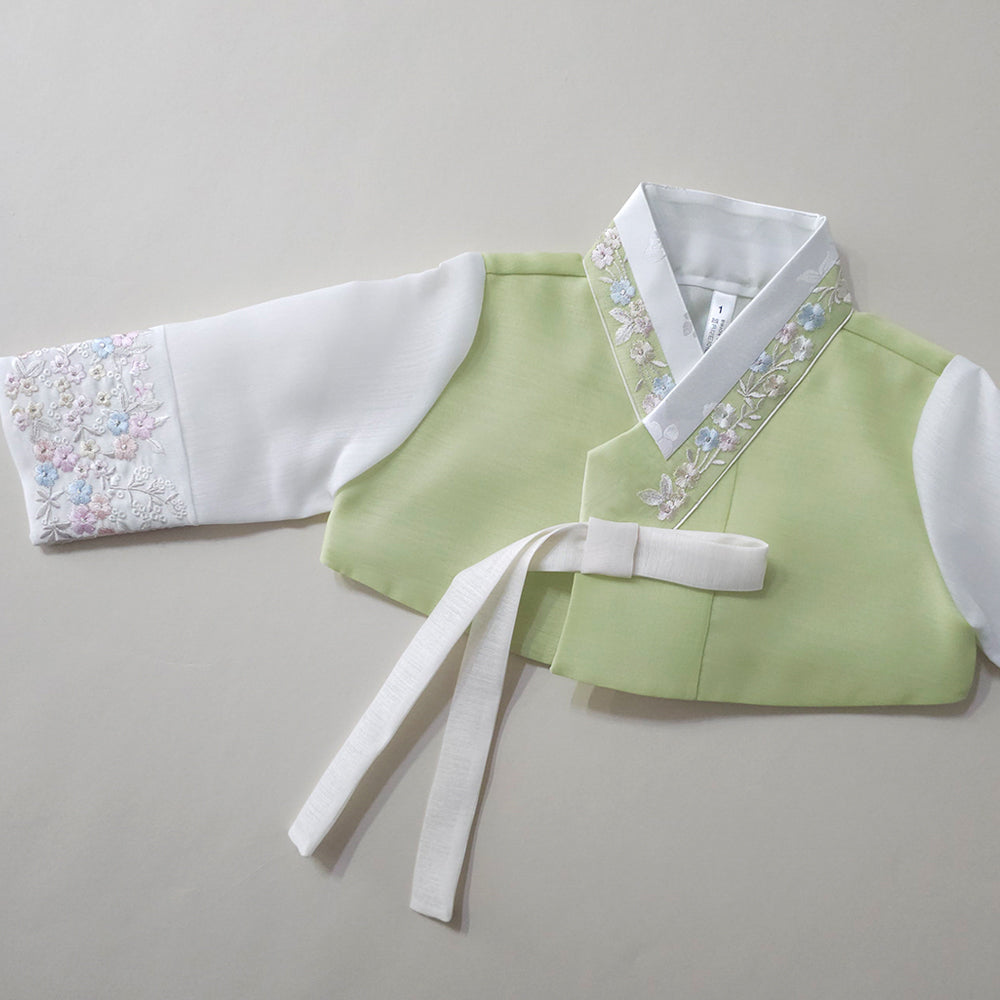 Soyoon Green Coral Girl Hanbok (1-15YR)