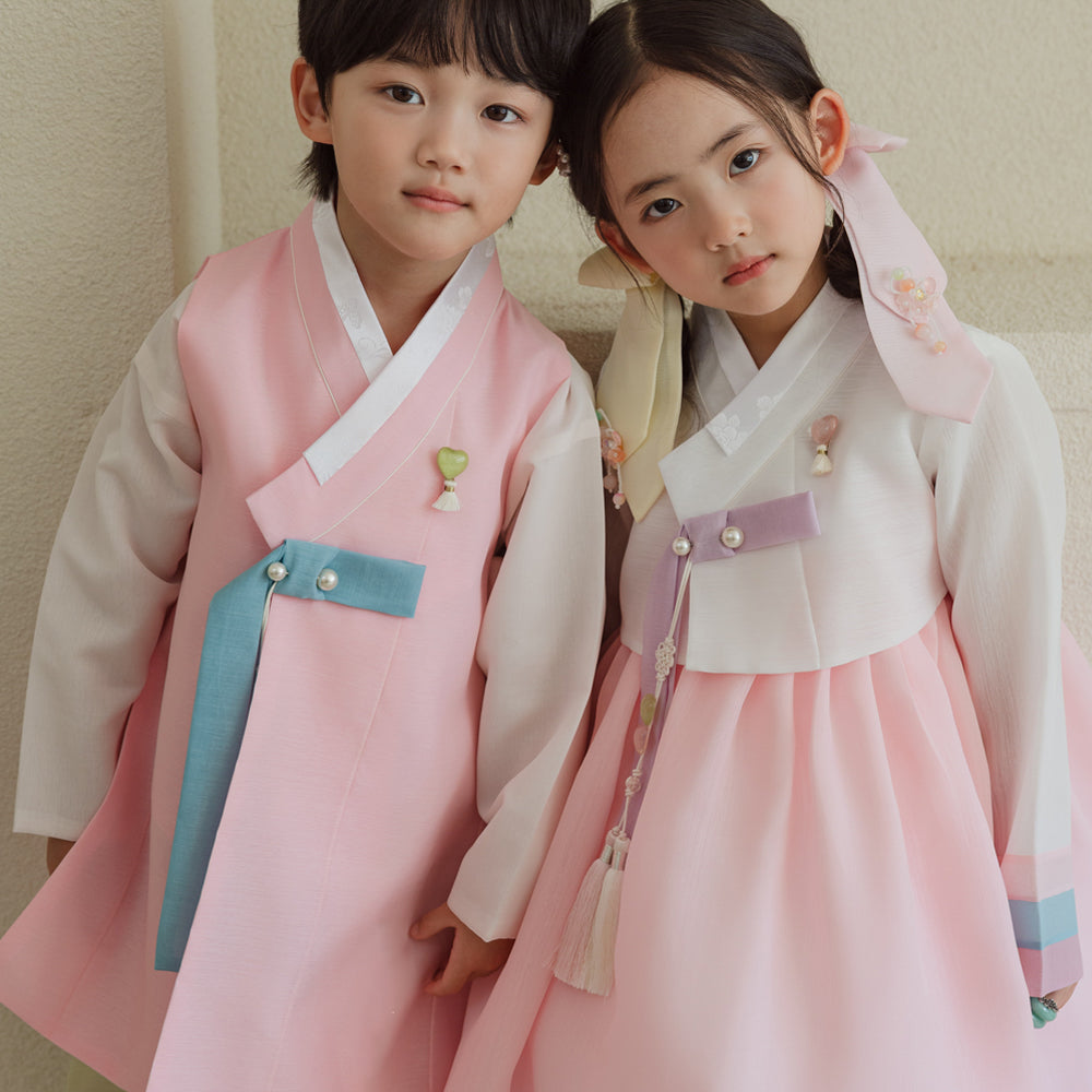 Ramy Pink Jeogori Girl Hanbok (1-12YR)