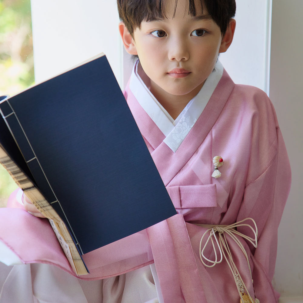 Gunyun Pink Dopo Boy Hanbok (4-10YR)