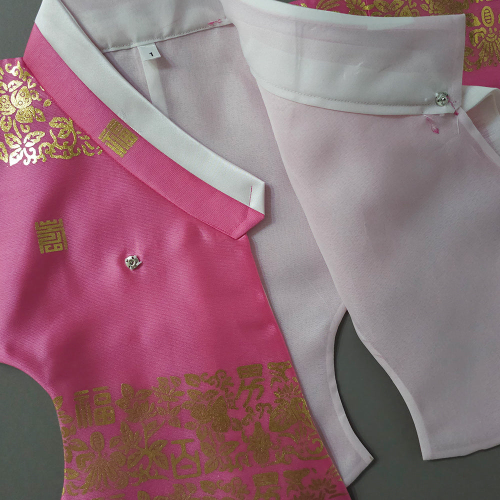 Moorin Pink Dangui Girl Hanbok (1-12YR)