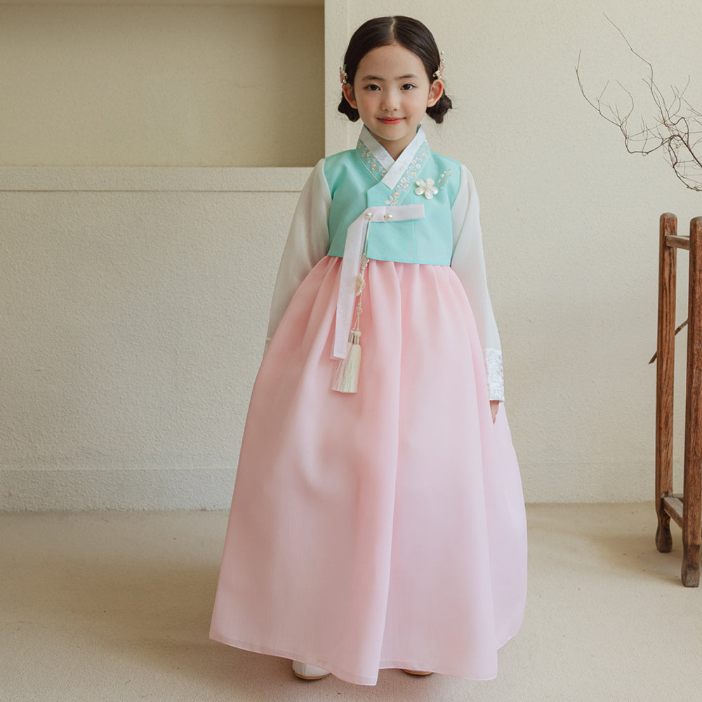 Soyoon Mint Pink Girl Hanbok (1-15YR)