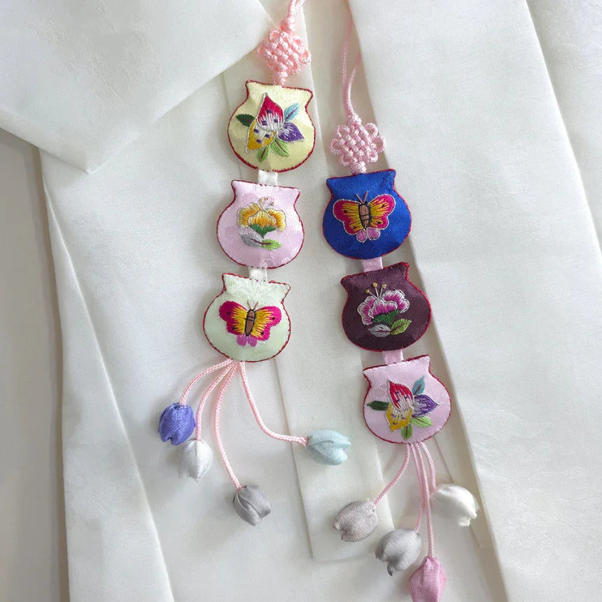 Embroidered Pouch Norigae