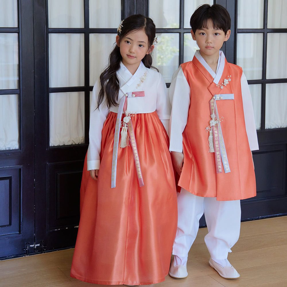 Eunkyo Coral Vest Boy Hanbok (1-12YR)