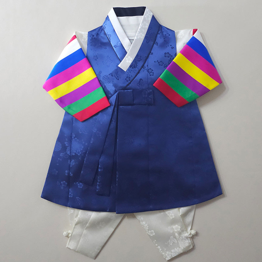 Minjae Saekdong Blue Boy Hanbok (100D-10YR)