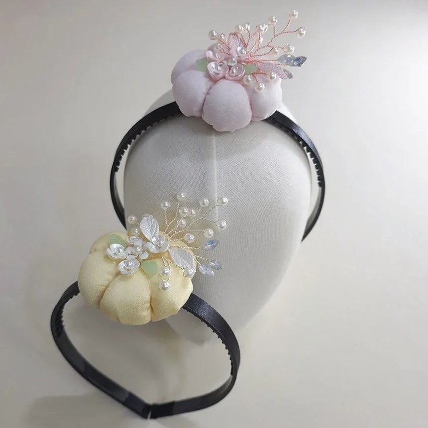 Mina Floral Pumpkin Headband