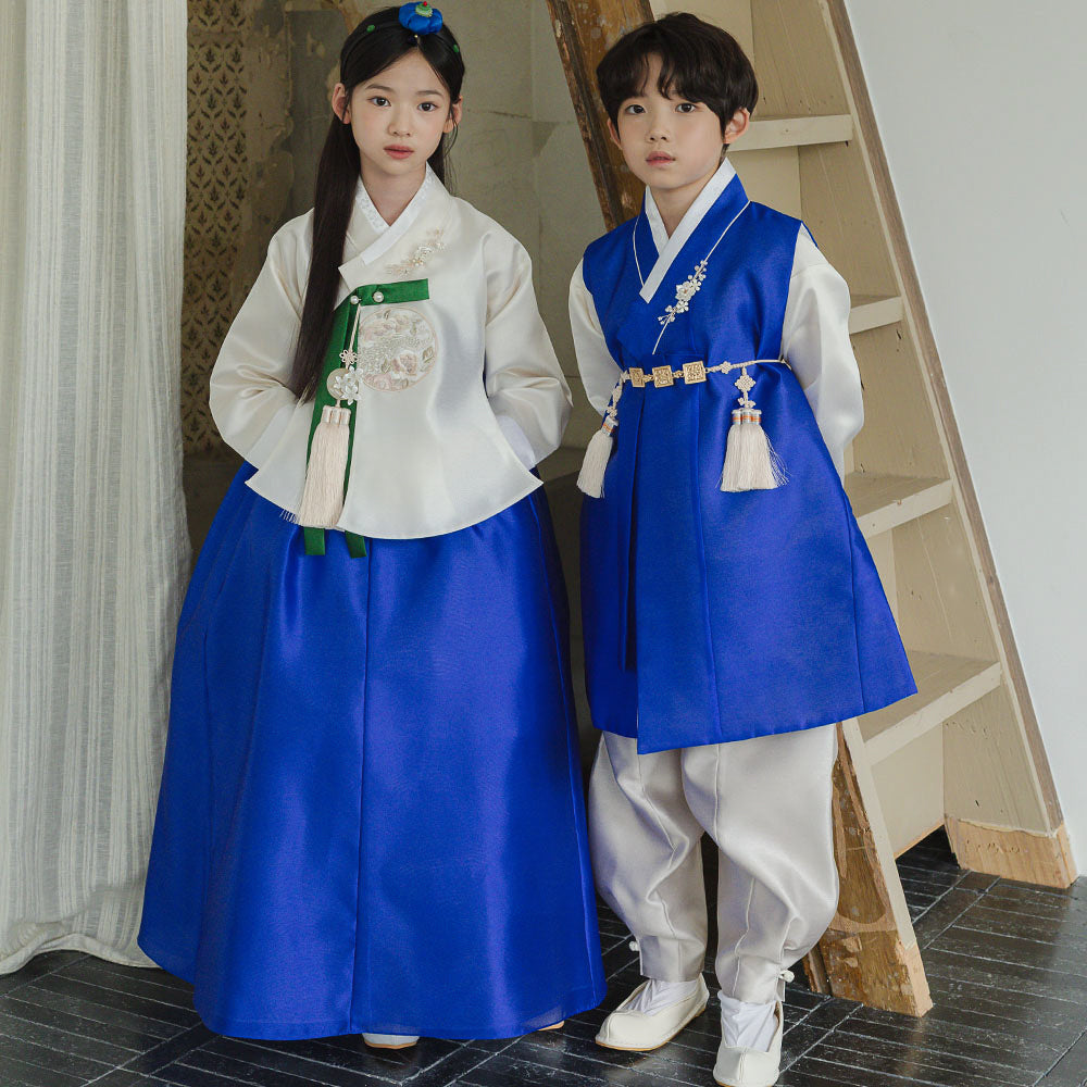 Yoonwoo Blue Boy Hanbok (100D-10YR)