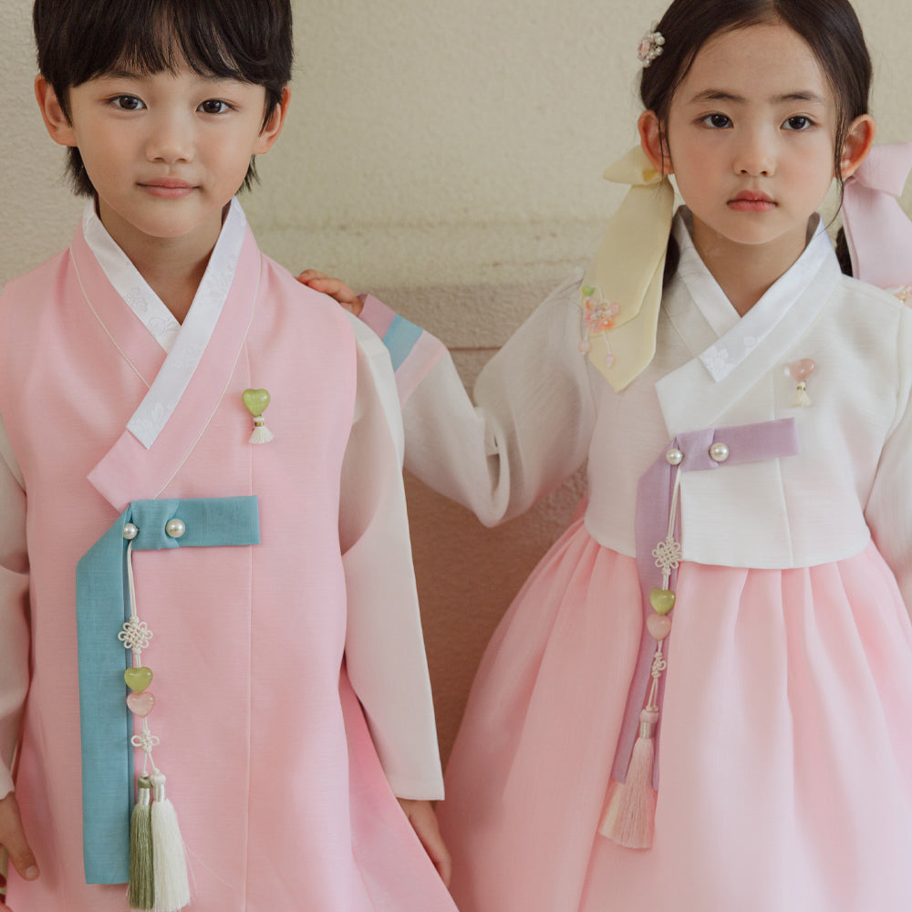 Ramy Pink Jeogori Girl Hanbok (1-12YR)