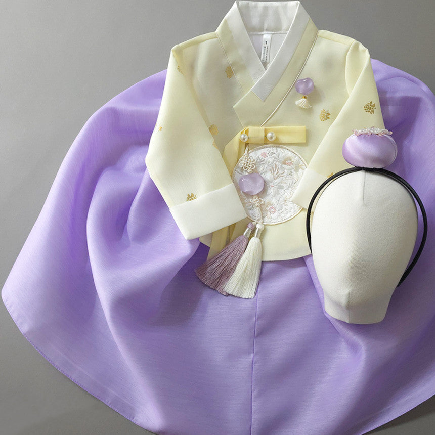 Yebon Yellow Red Girl Hanbok (1-8YR)