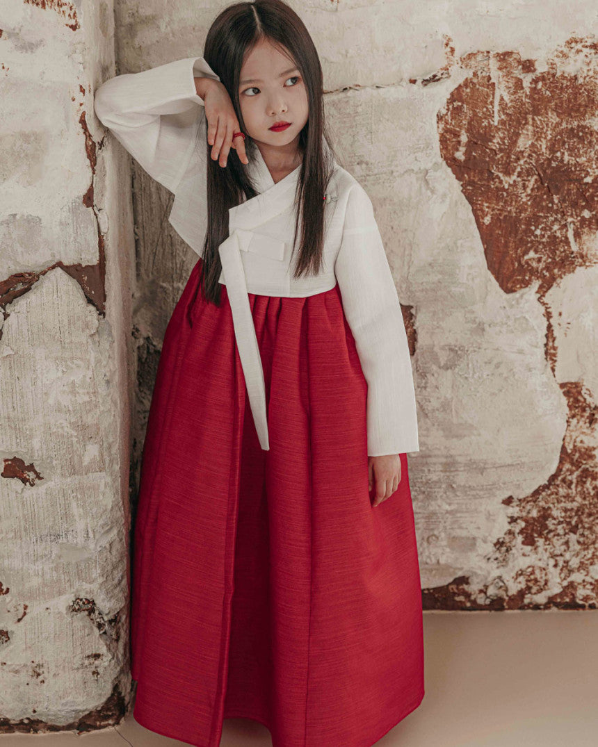 Gumiho Red Girl Hanbok (100D-8YR)