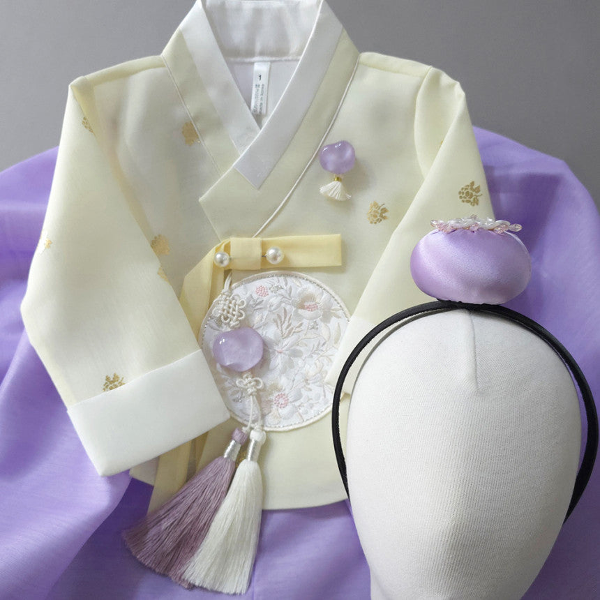 Yebon Yellow Red Girl Hanbok (1-8YR)