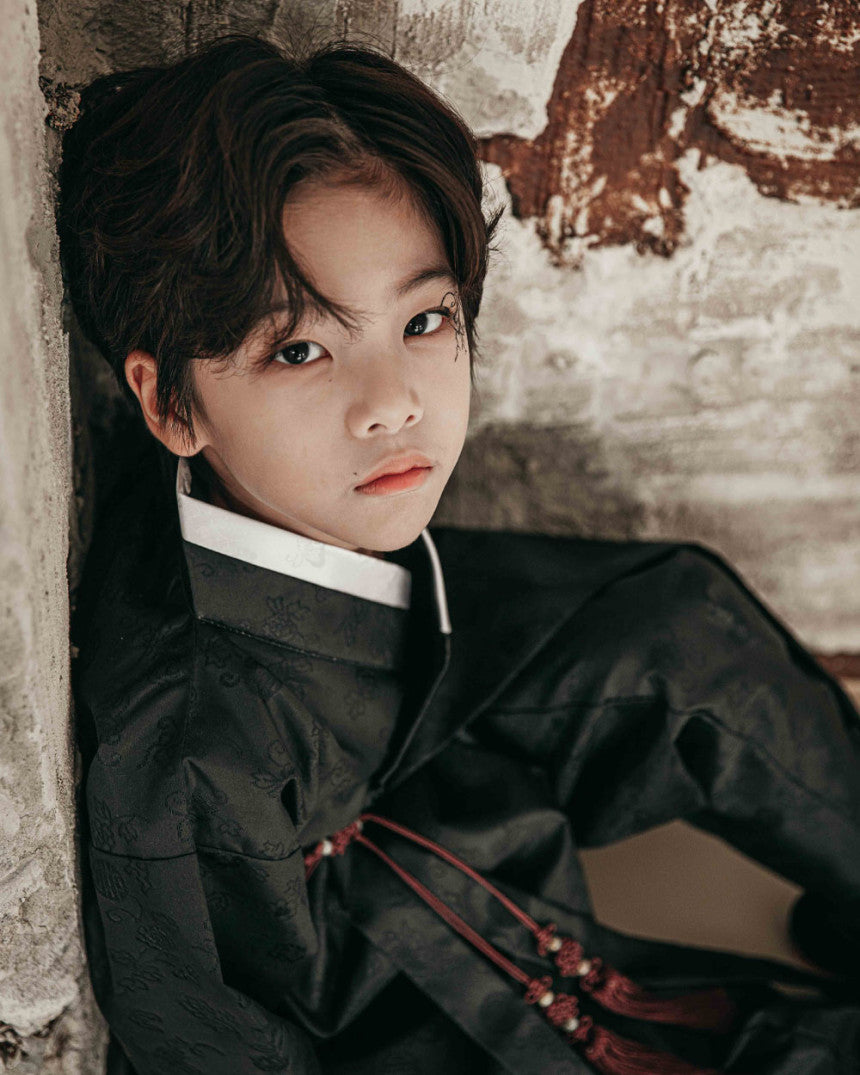 Black Jeoseung Saja Hanbok (1-12YR)