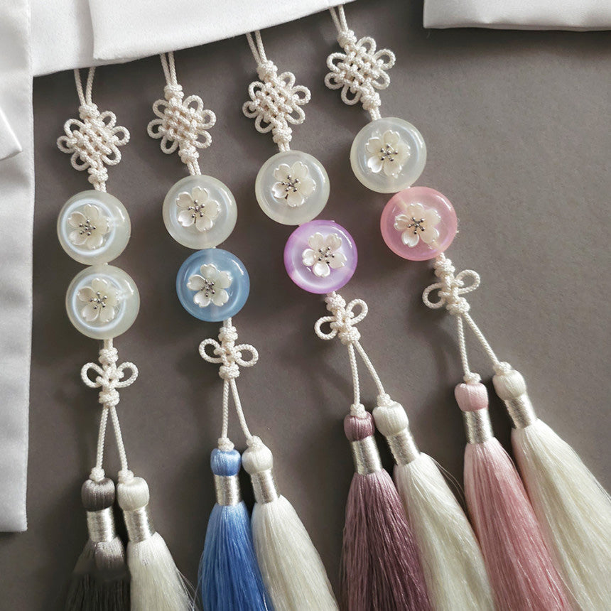 Bloom Button Tassel Norigae
