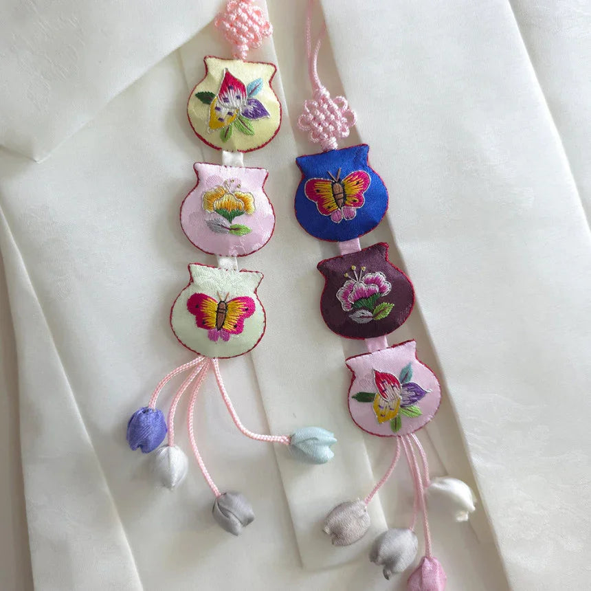 Embroidered Pouch Norigae