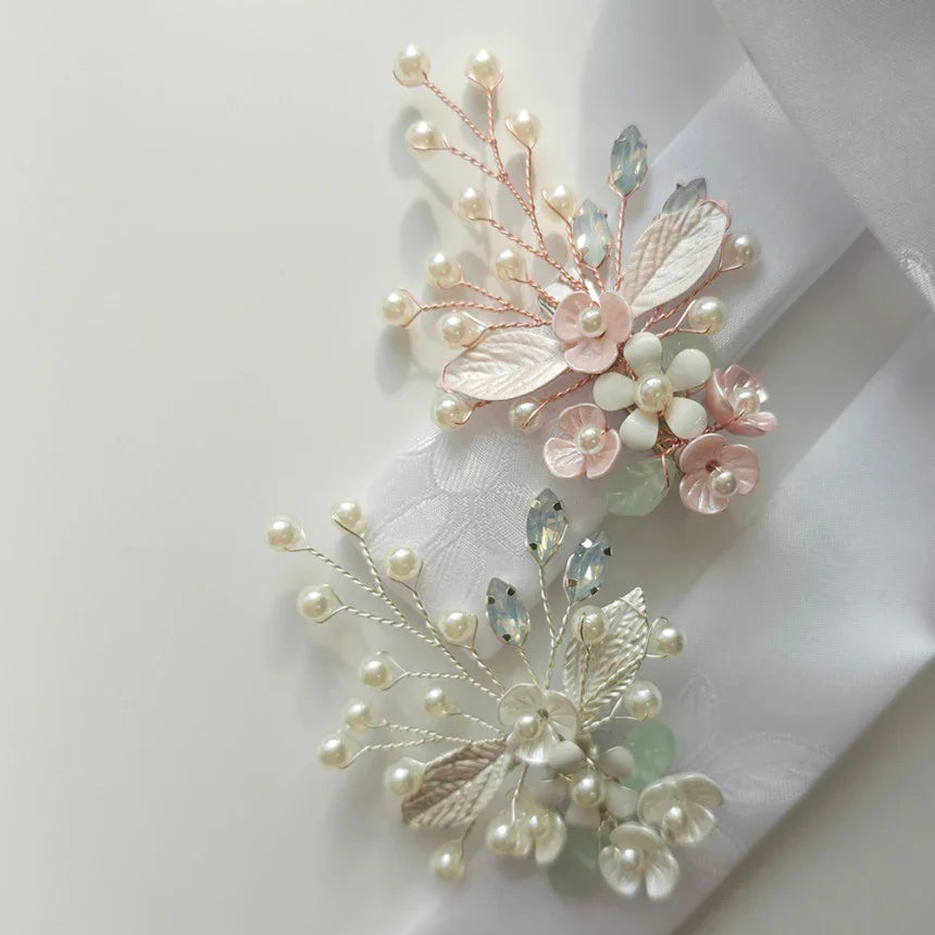 Mina Floral Brooch - Native Korean