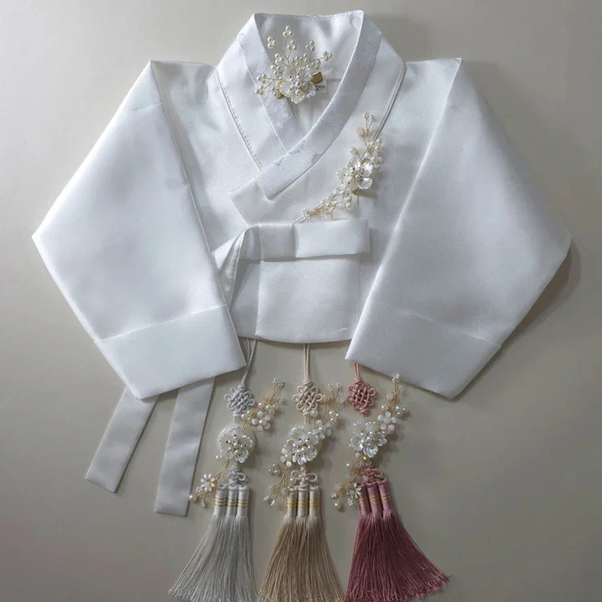 Mini Pearl Blossom Tassel Norigae