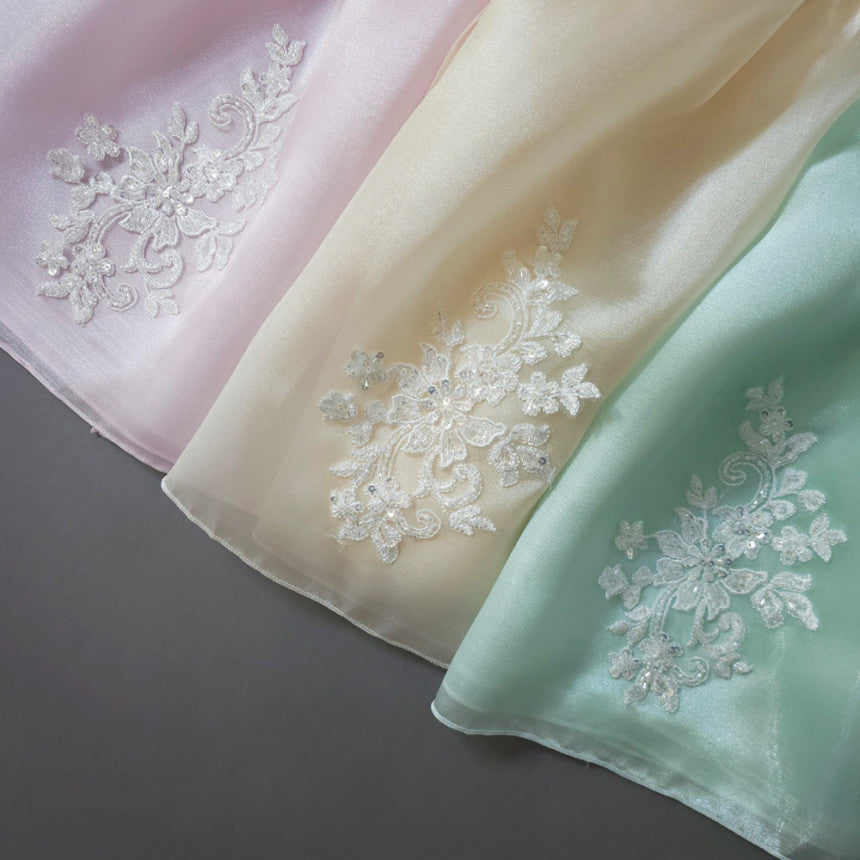 Hazel Embroidered Dress Girl Hanbok