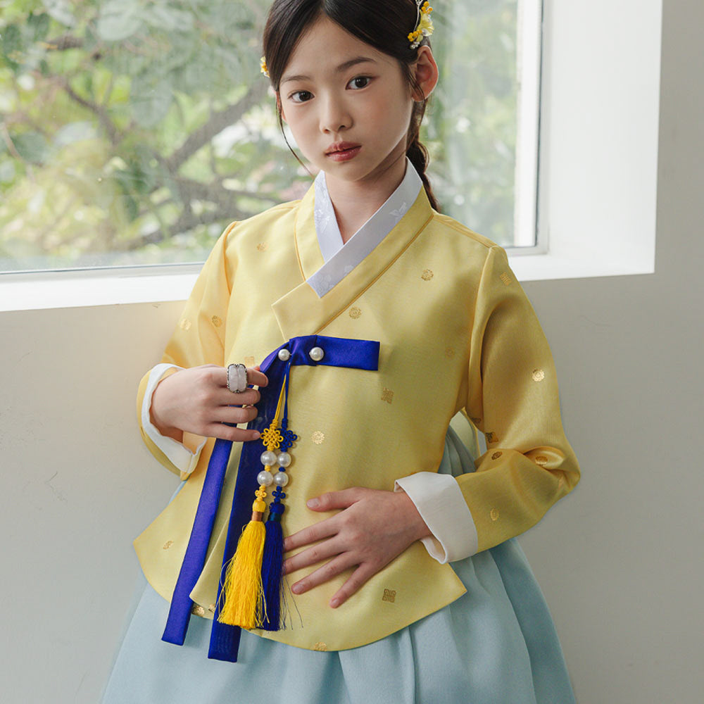 Ian Yellow Sky Girl Hanbok (1-12YR)
