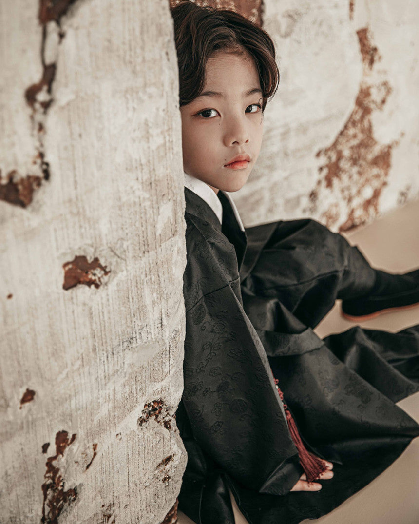 Black Jeoseung Saja Hanbok (1-12YR)