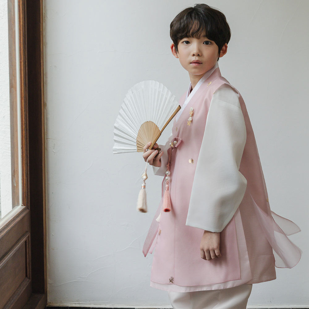 Heesung Pink Boy Hanbok (1-9YR) (Copy)