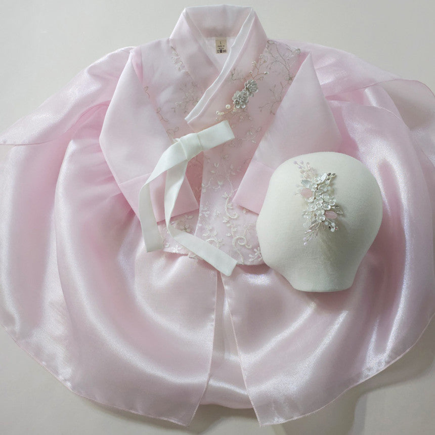Paige Pink Girl Dress Hanbok