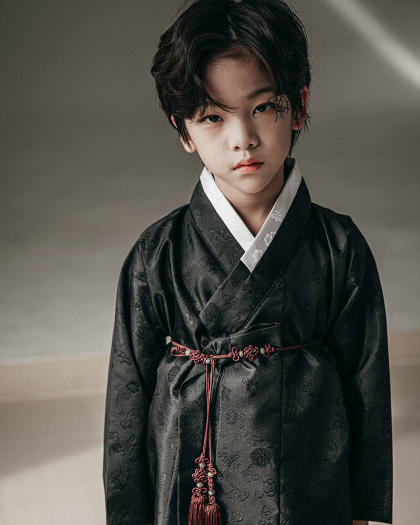 Black Jeoseung Saja Hanbok (1-12YR)