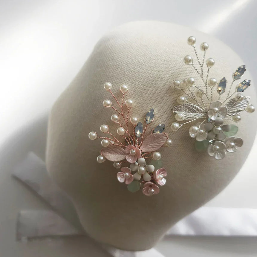 Mina Floral Hairpin - Native Korean
