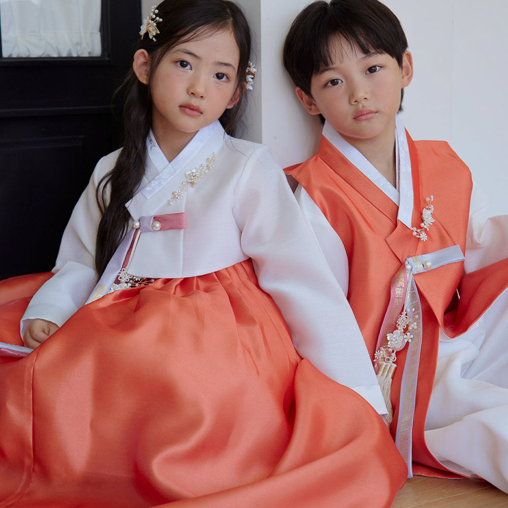 Eunkyo Coral Vest Boy Hanbok (1-12YR)