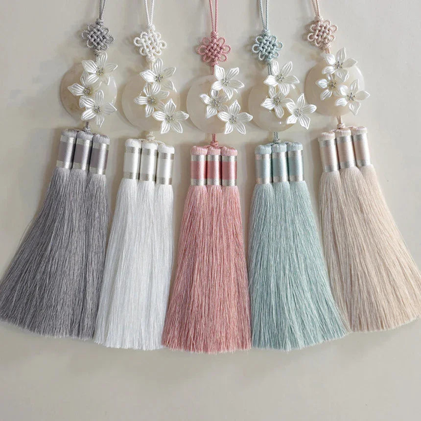 Trio Floral Tassel Norigae