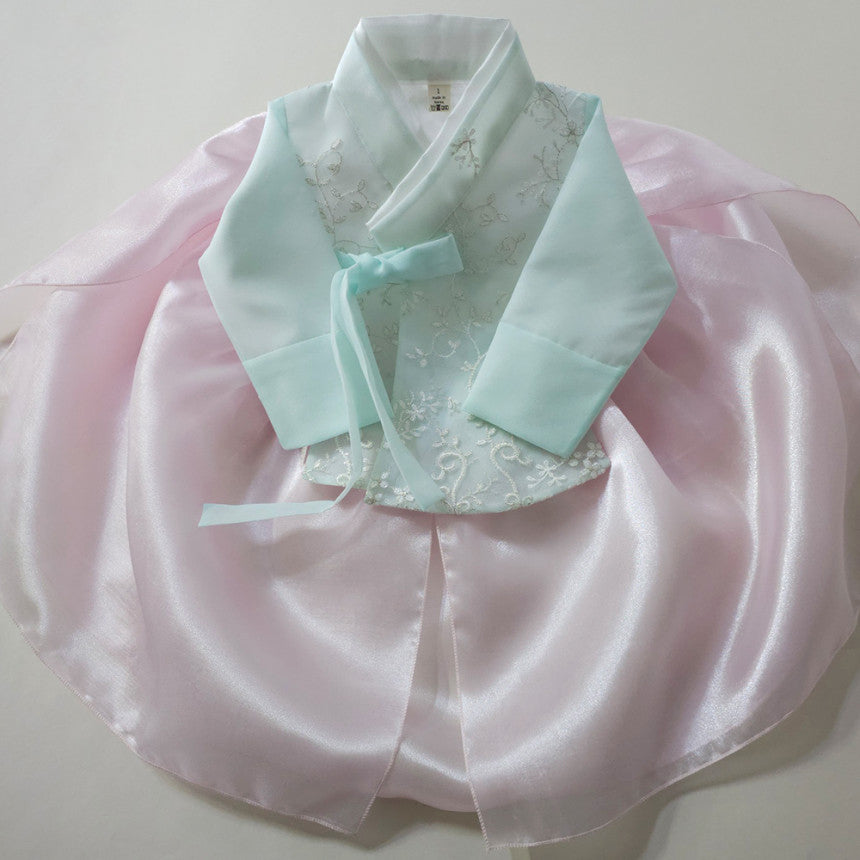 Paige Pink Girl Dress Hanbok