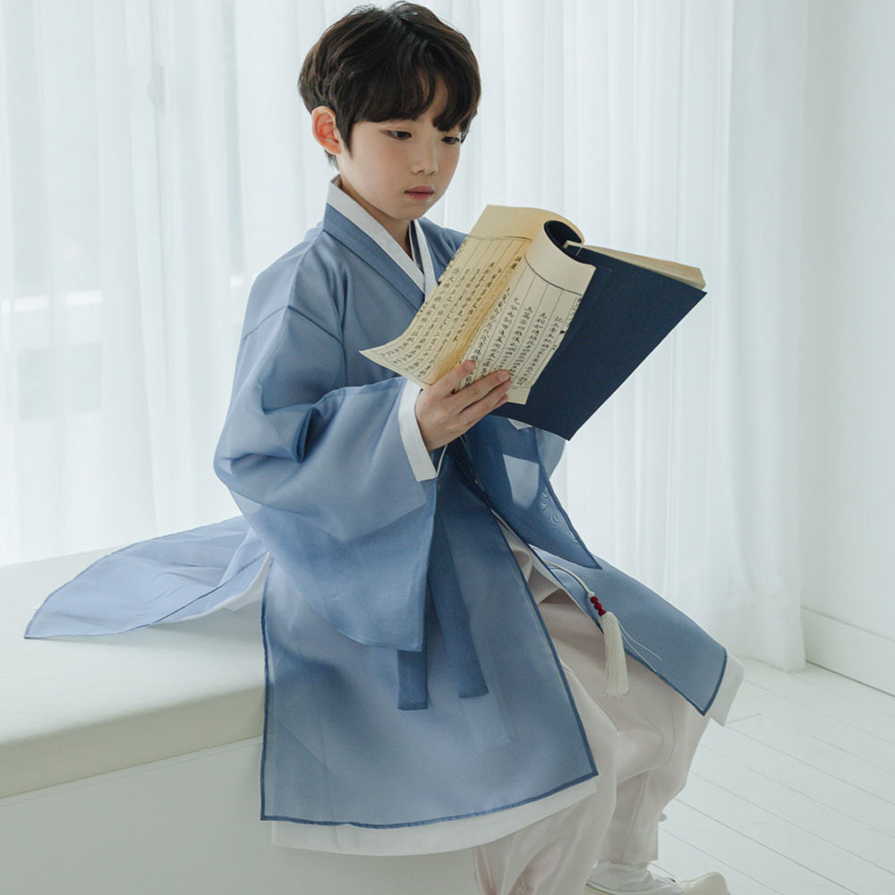 Gunyun Sky Dopo Boy Hanbok (4-10YR)