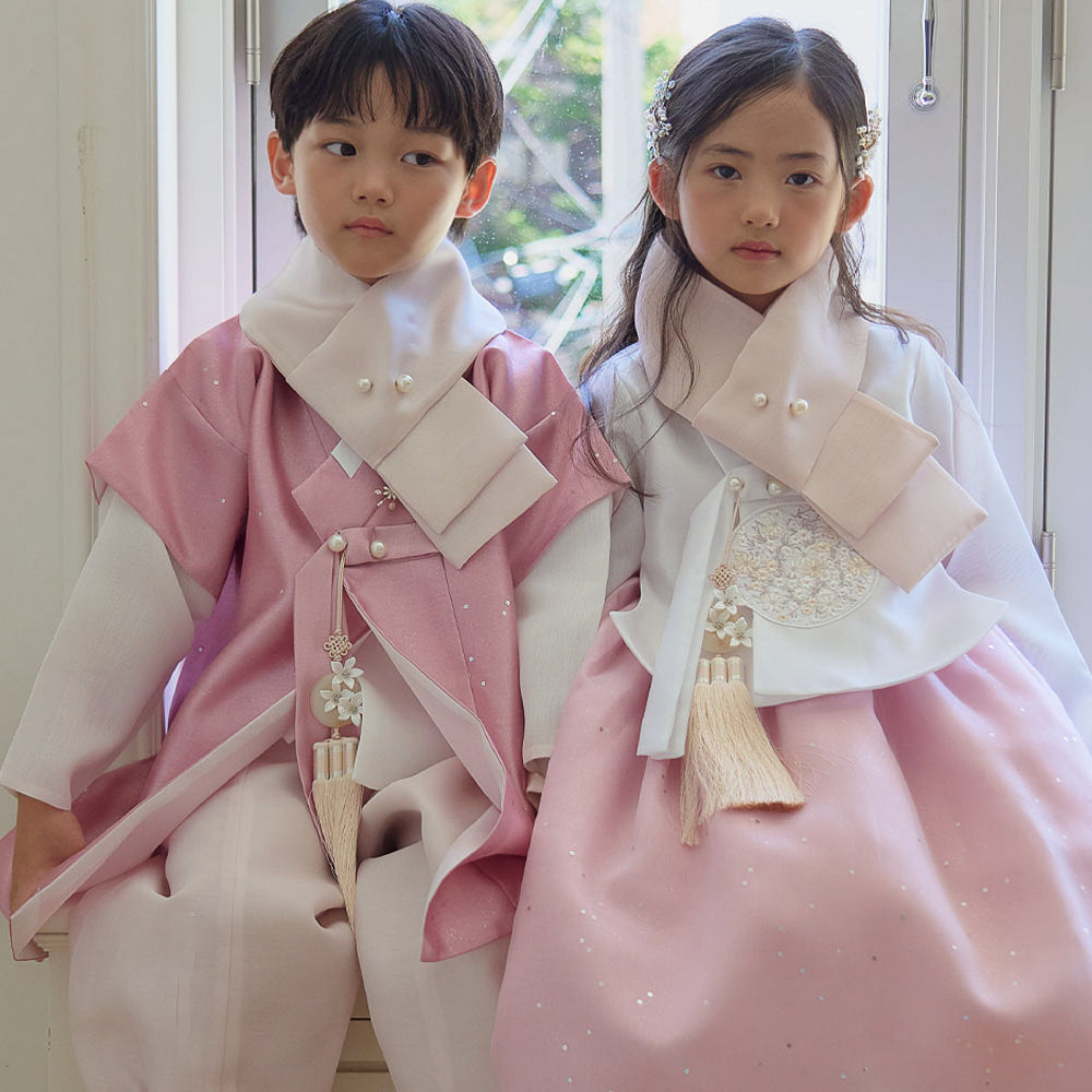 Pearl Pink Boy Hanbok (1-10YR)