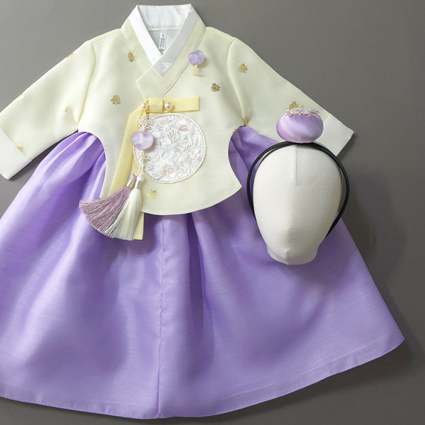 Yebon Yellow Red Girl Hanbok (1-8YR)