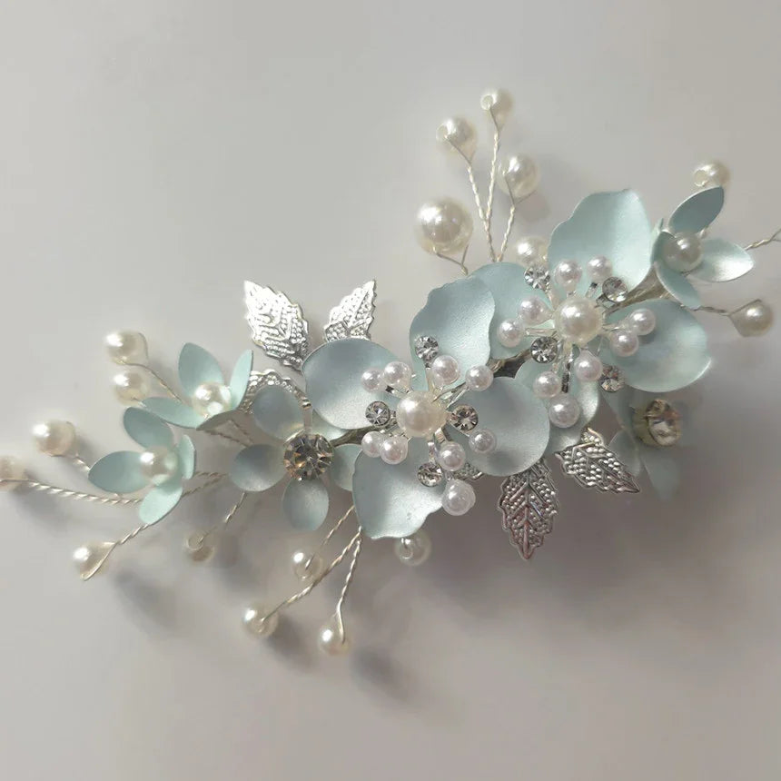 Soft Bloom Pearl Floral Brooch - Native Korean