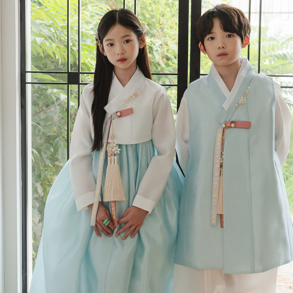 Eunkyo Sky Vest Boy Hanbok (1-12YR)