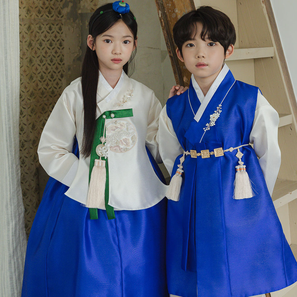 Yoonwoo Blue Boy Hanbok (100D-10YR)