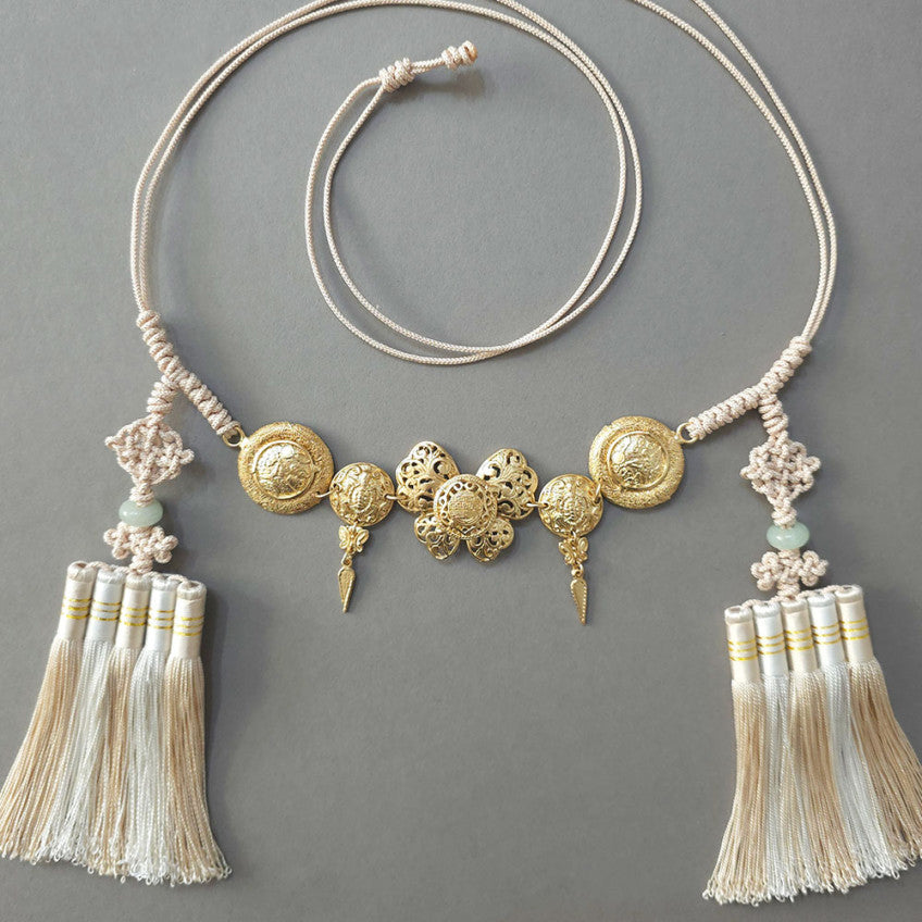 Gold Medal Tassel Belt