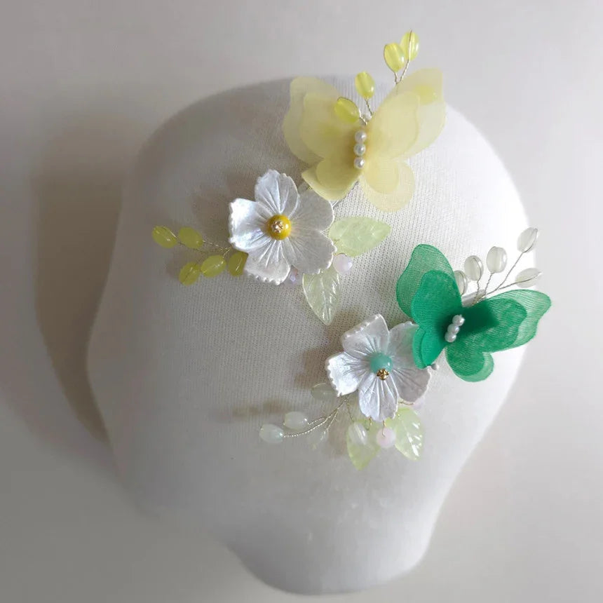 Butterfly & Mother of Pearl Hairpin