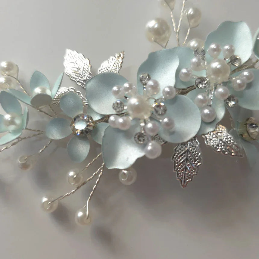 Soft Bloom Pearl Floral Brooch - Native Korean