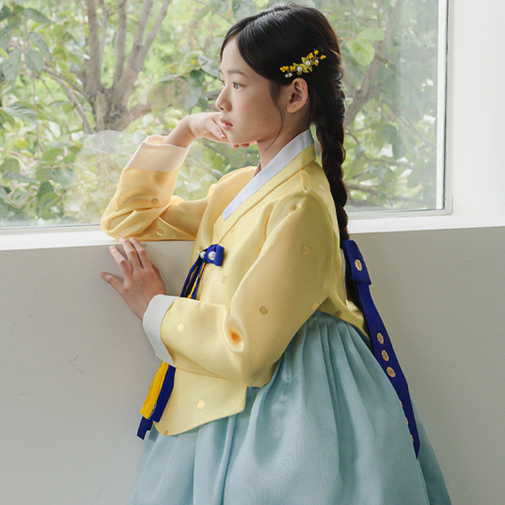 Ian Yellow Sky Girl Hanbok (1-12YR)
