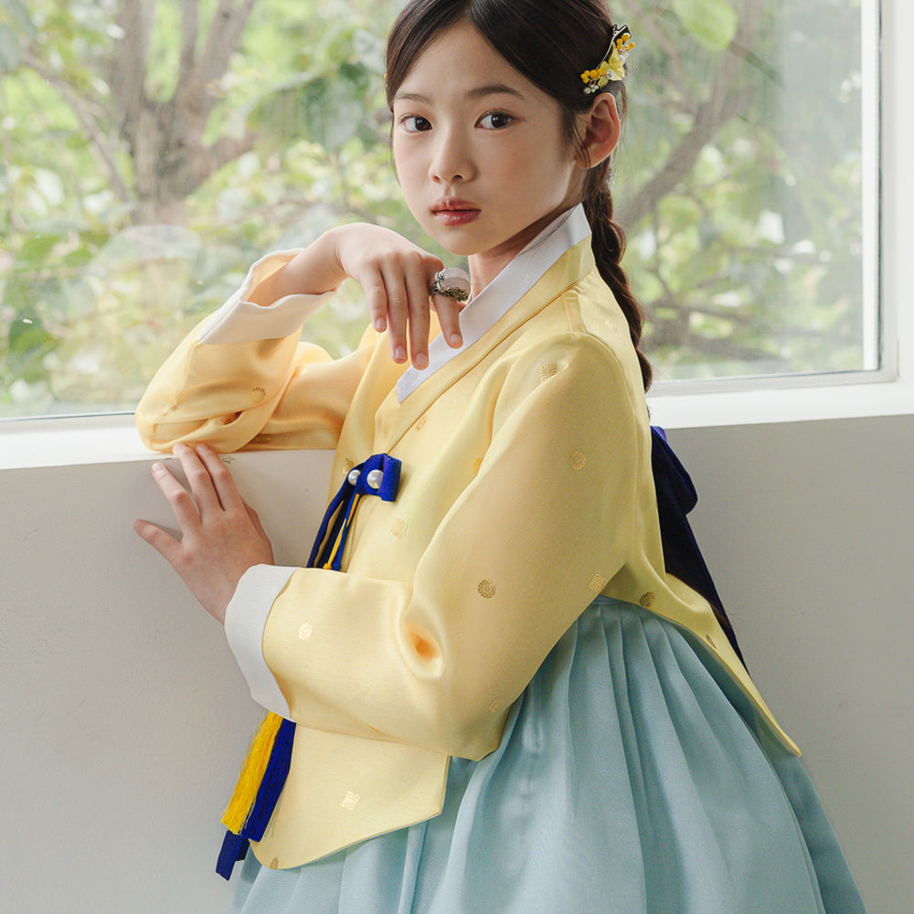 Ian Yellow Sky Girl Hanbok (1-12YR)