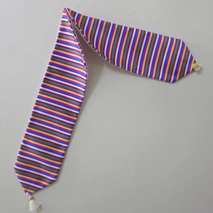 White Saekdong Hair Tie.